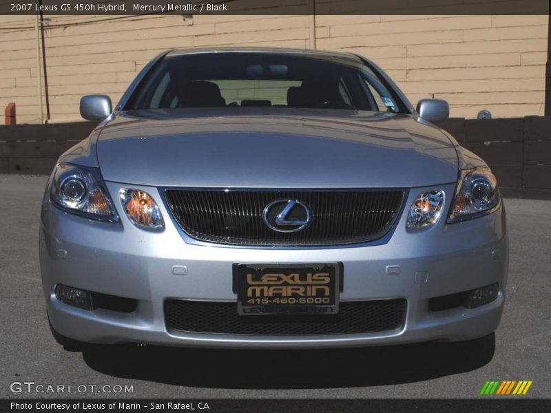 Mercury Metallic / Black 2007 Lexus GS 450h Hybrid