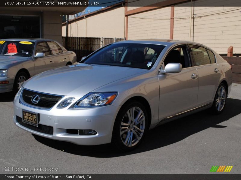 Mercury Metallic / Black 2007 Lexus GS 450h Hybrid