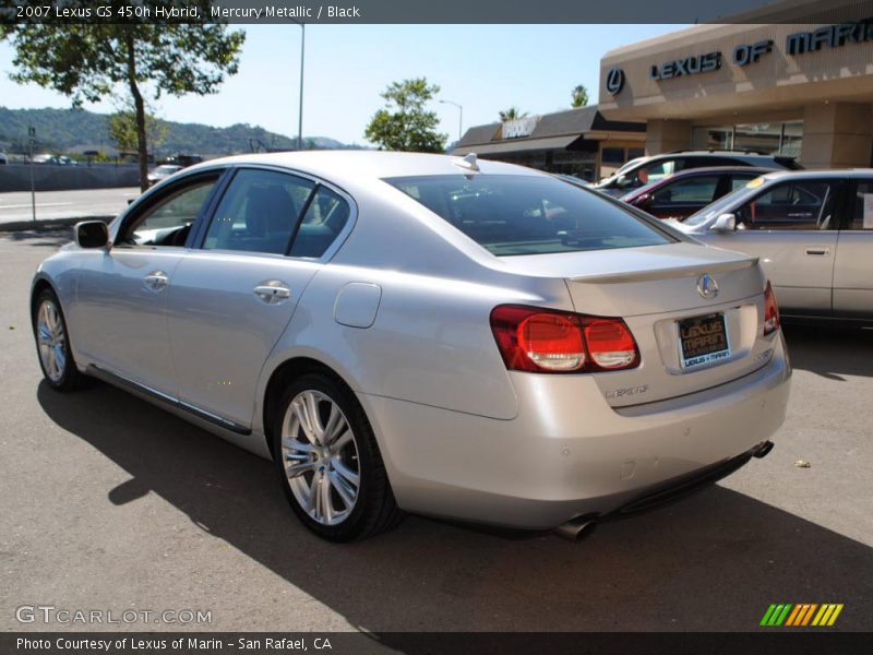 Mercury Metallic / Black 2007 Lexus GS 450h Hybrid