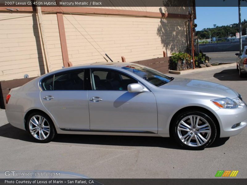 Mercury Metallic / Black 2007 Lexus GS 450h Hybrid