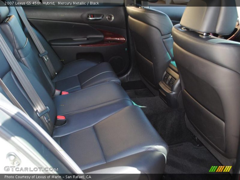 Mercury Metallic / Black 2007 Lexus GS 450h Hybrid