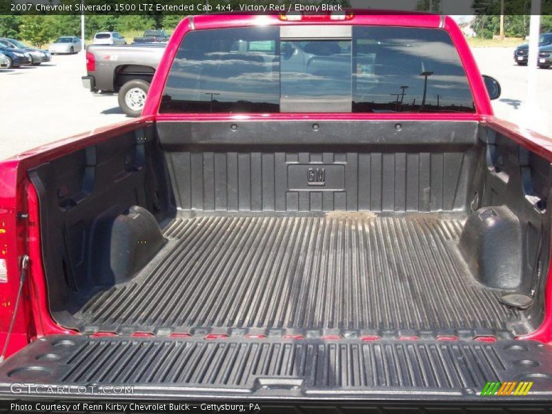 Victory Red / Ebony Black 2007 Chevrolet Silverado 1500 LTZ Extended Cab 4x4