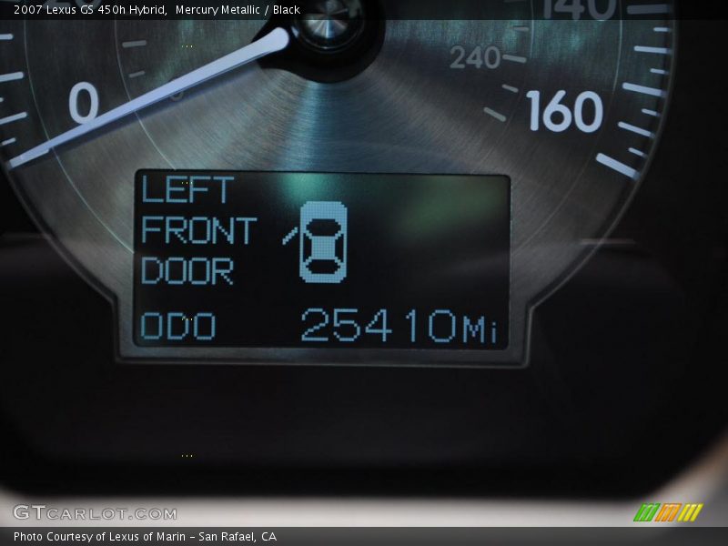 Mercury Metallic / Black 2007 Lexus GS 450h Hybrid