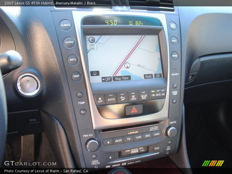 Mercury Metallic / Black 2007 Lexus GS 450h Hybrid