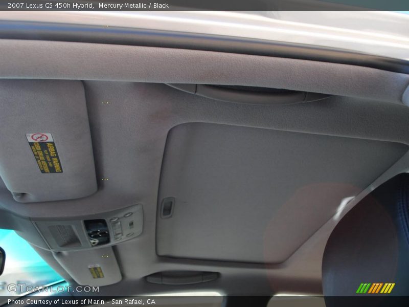 Mercury Metallic / Black 2007 Lexus GS 450h Hybrid