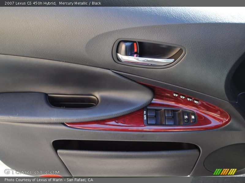 Mercury Metallic / Black 2007 Lexus GS 450h Hybrid
