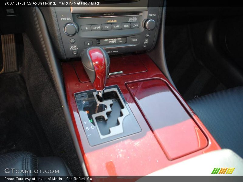 Mercury Metallic / Black 2007 Lexus GS 450h Hybrid