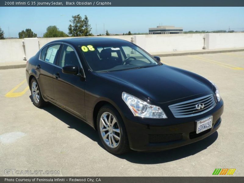 Black Obsidian / Graphite 2008 Infiniti G 35 Journey Sedan