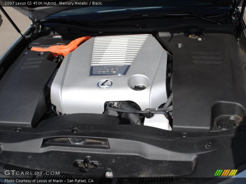 Mercury Metallic / Black 2007 Lexus GS 450h Hybrid