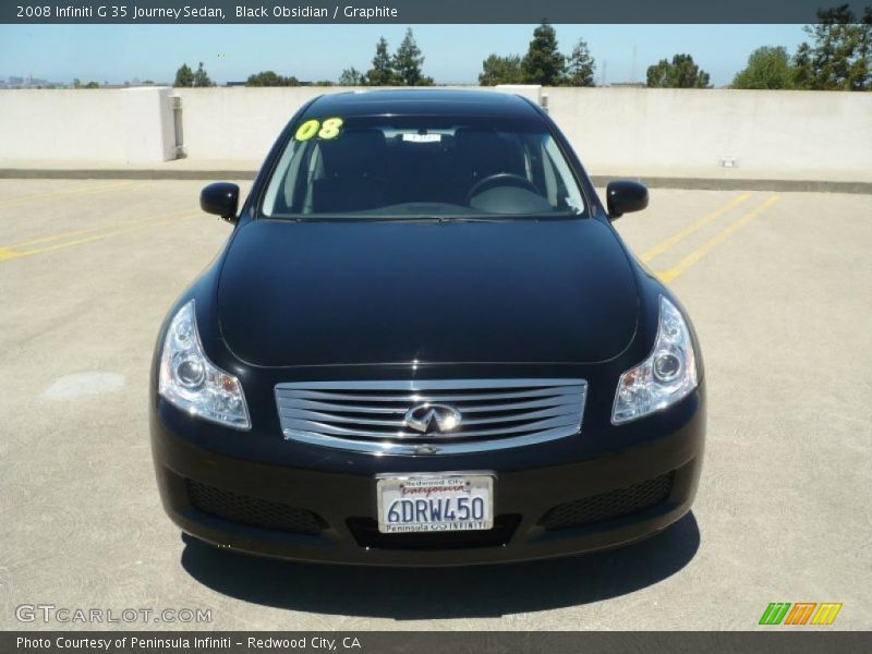 Black Obsidian / Graphite 2008 Infiniti G 35 Journey Sedan