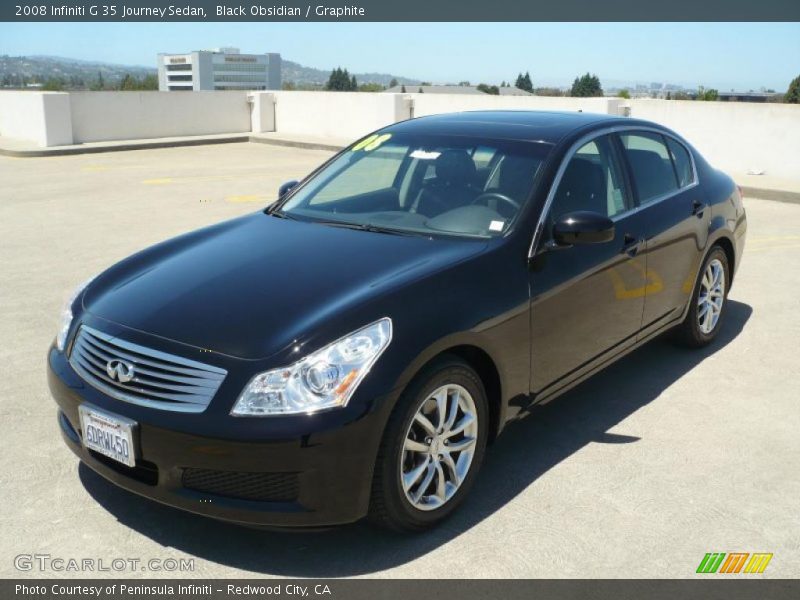 Black Obsidian / Graphite 2008 Infiniti G 35 Journey Sedan