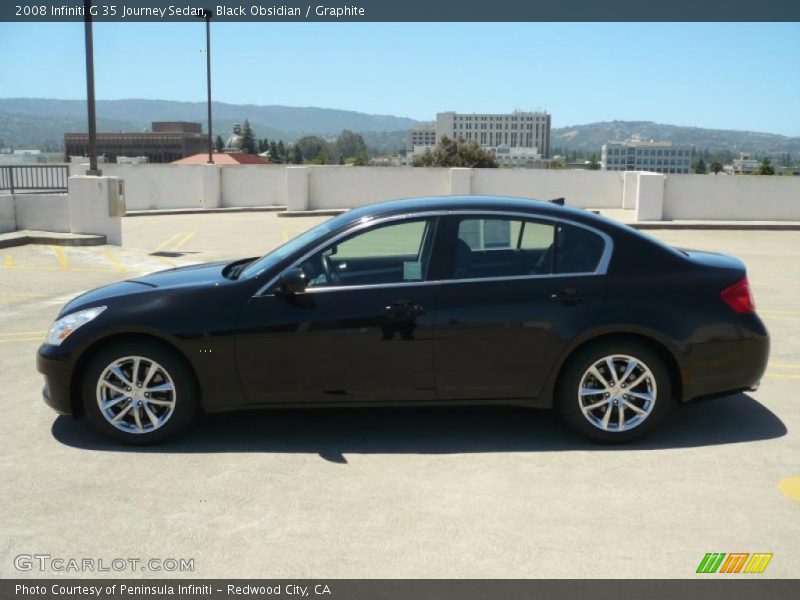 Black Obsidian / Graphite 2008 Infiniti G 35 Journey Sedan