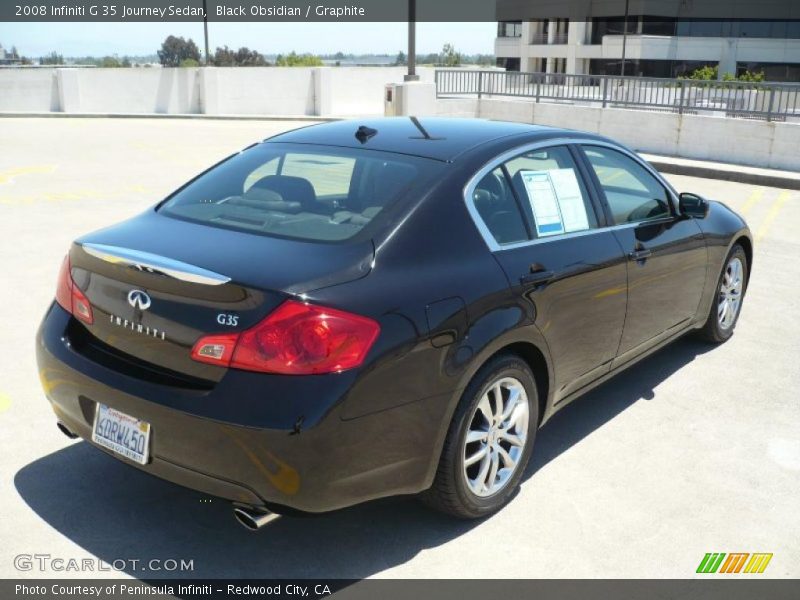 Black Obsidian / Graphite 2008 Infiniti G 35 Journey Sedan