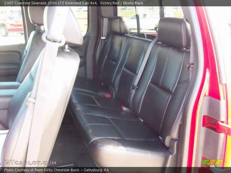 Victory Red / Ebony Black 2007 Chevrolet Silverado 1500 LTZ Extended Cab 4x4