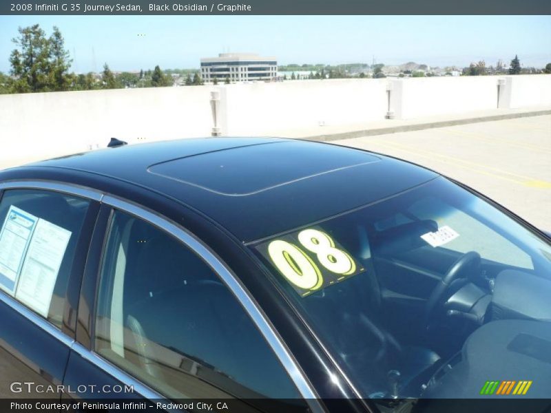Black Obsidian / Graphite 2008 Infiniti G 35 Journey Sedan