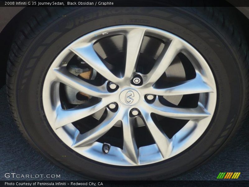 Black Obsidian / Graphite 2008 Infiniti G 35 Journey Sedan