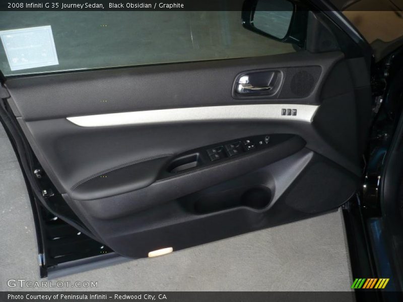 Black Obsidian / Graphite 2008 Infiniti G 35 Journey Sedan