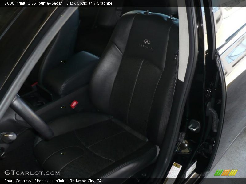 Black Obsidian / Graphite 2008 Infiniti G 35 Journey Sedan