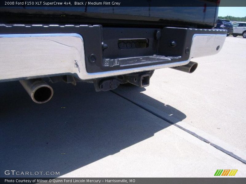 Black / Medium Flint Grey 2008 Ford F150 XLT SuperCrew 4x4