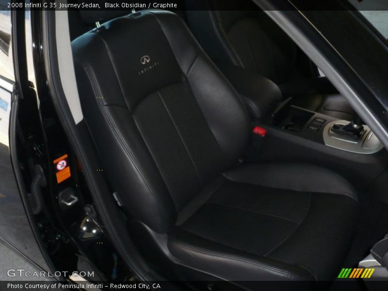 Black Obsidian / Graphite 2008 Infiniti G 35 Journey Sedan