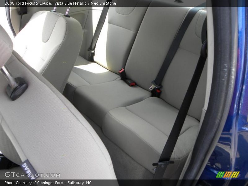 Vista Blue Metallic / Medium Stone 2008 Ford Focus S Coupe