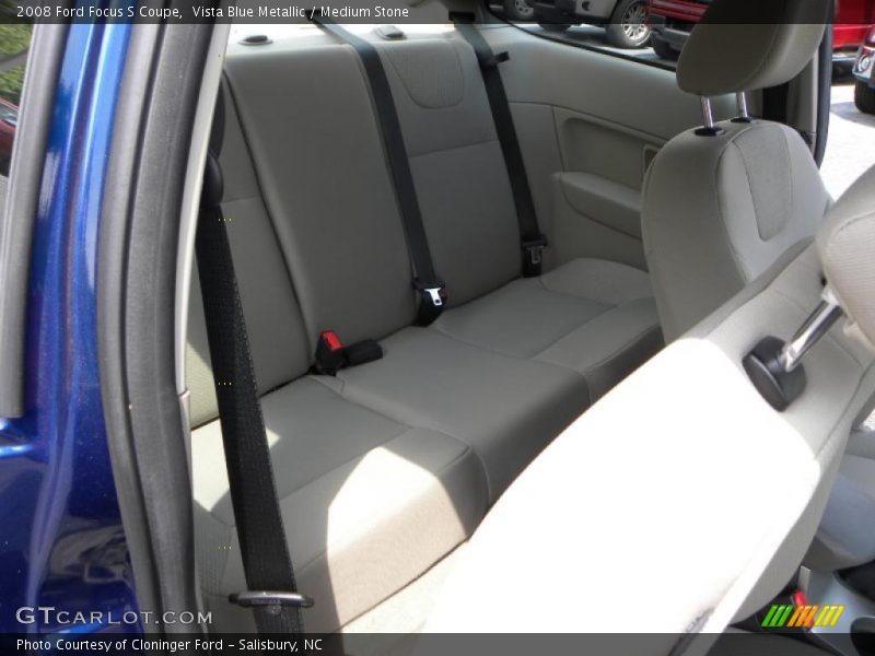 Vista Blue Metallic / Medium Stone 2008 Ford Focus S Coupe