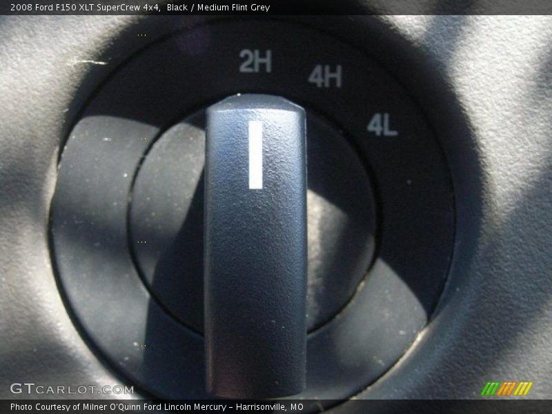 Black / Medium Flint Grey 2008 Ford F150 XLT SuperCrew 4x4
