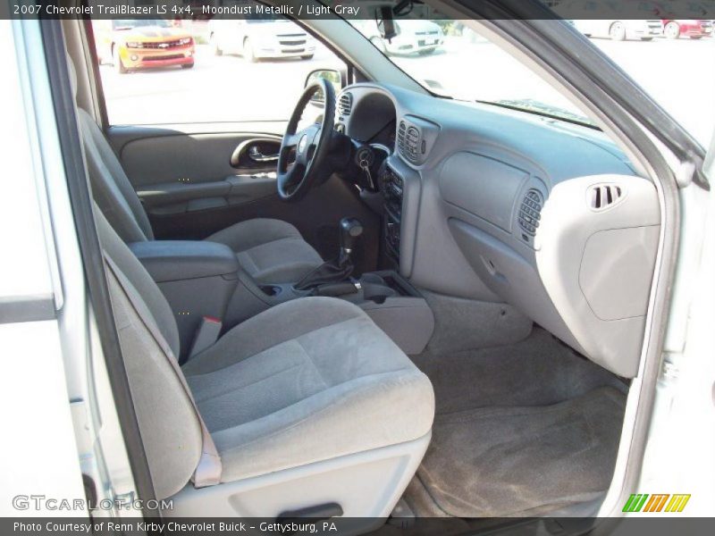 Moondust Metallic / Light Gray 2007 Chevrolet TrailBlazer LS 4x4