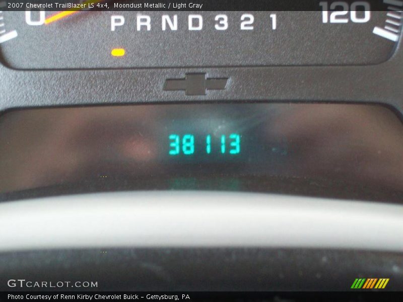 Moondust Metallic / Light Gray 2007 Chevrolet TrailBlazer LS 4x4