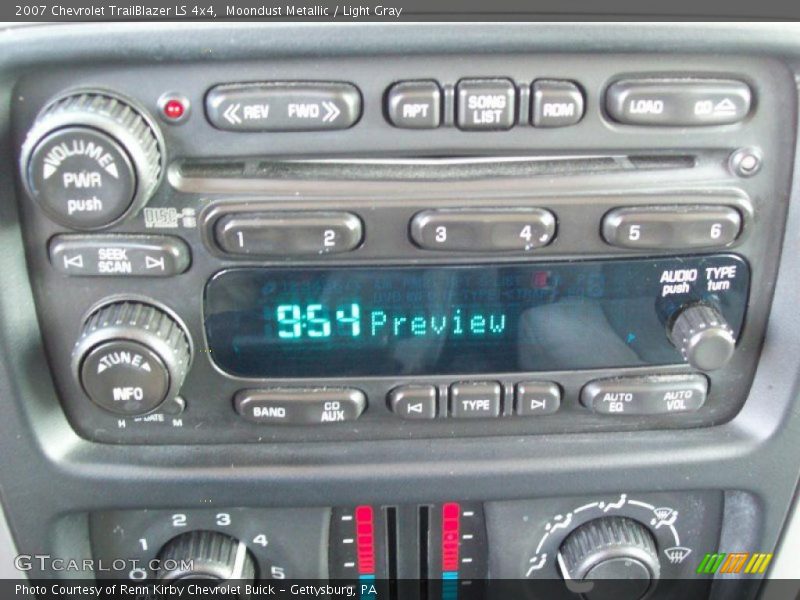 Moondust Metallic / Light Gray 2007 Chevrolet TrailBlazer LS 4x4