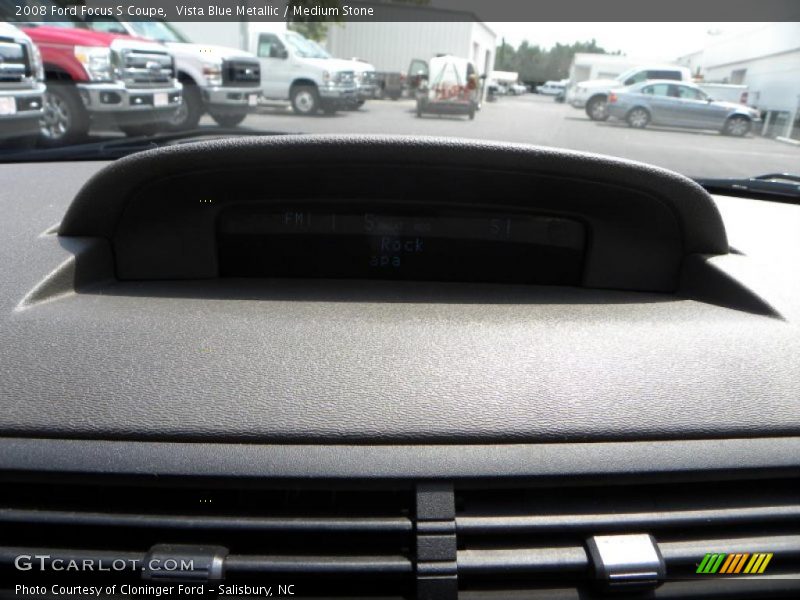 Vista Blue Metallic / Medium Stone 2008 Ford Focus S Coupe