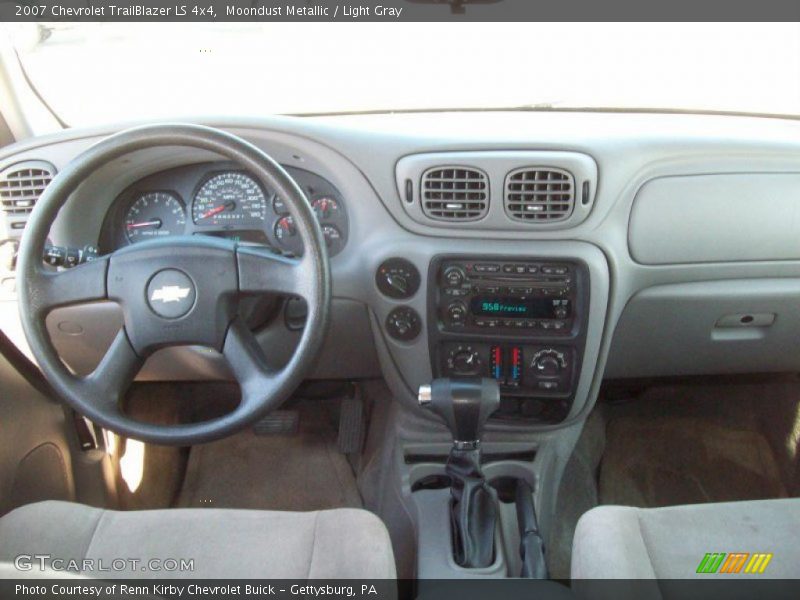 Moondust Metallic / Light Gray 2007 Chevrolet TrailBlazer LS 4x4