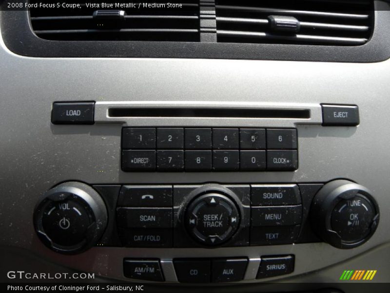 Vista Blue Metallic / Medium Stone 2008 Ford Focus S Coupe