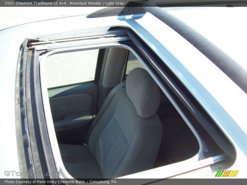 Moondust Metallic / Light Gray 2007 Chevrolet TrailBlazer LS 4x4