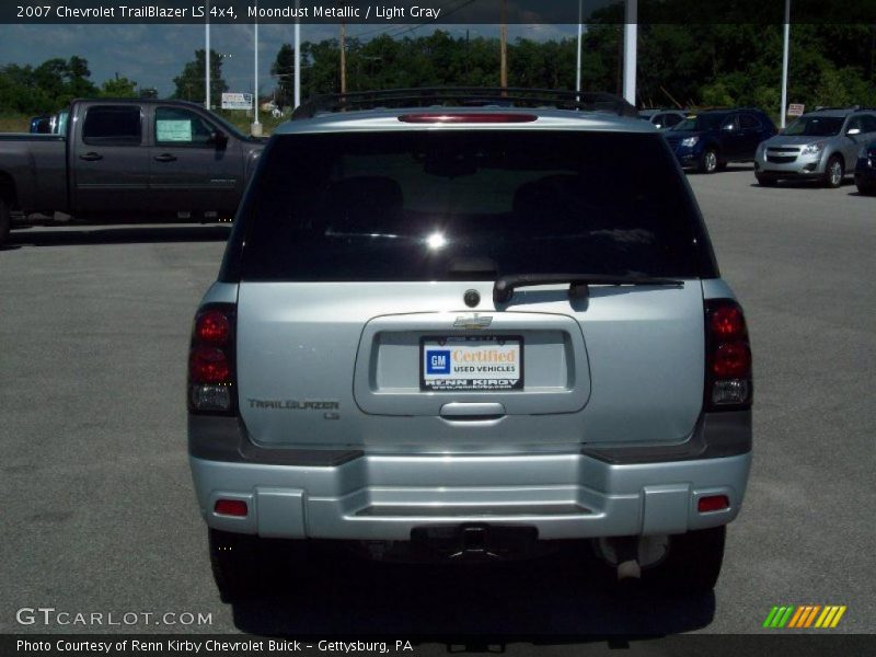 Moondust Metallic / Light Gray 2007 Chevrolet TrailBlazer LS 4x4