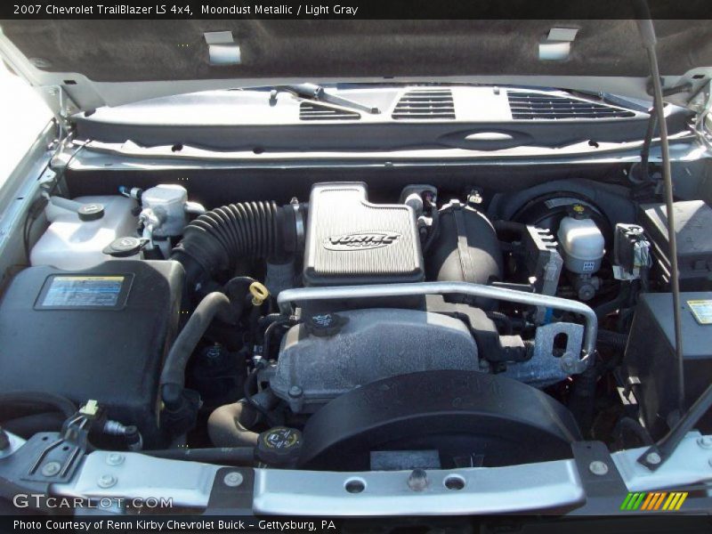 Moondust Metallic / Light Gray 2007 Chevrolet TrailBlazer LS 4x4