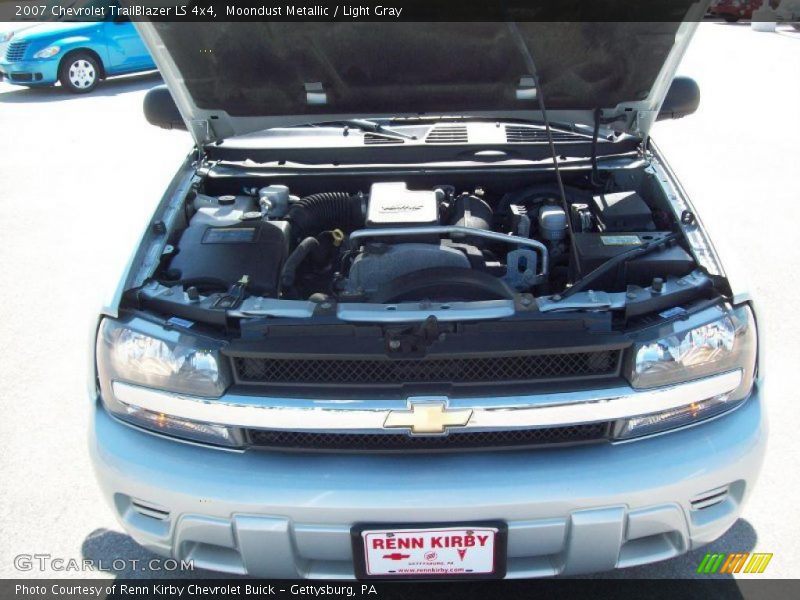 Moondust Metallic / Light Gray 2007 Chevrolet TrailBlazer LS 4x4