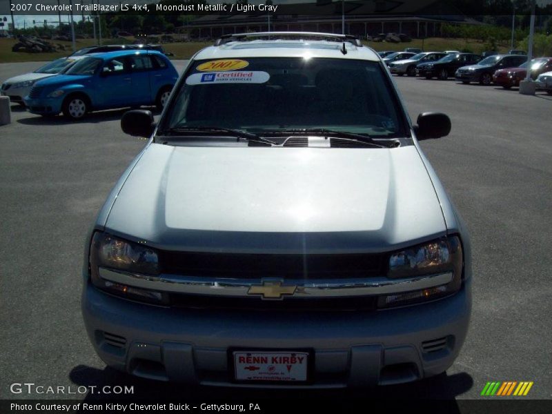 Moondust Metallic / Light Gray 2007 Chevrolet TrailBlazer LS 4x4