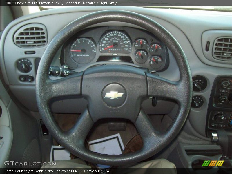 Moondust Metallic / Light Gray 2007 Chevrolet TrailBlazer LS 4x4
