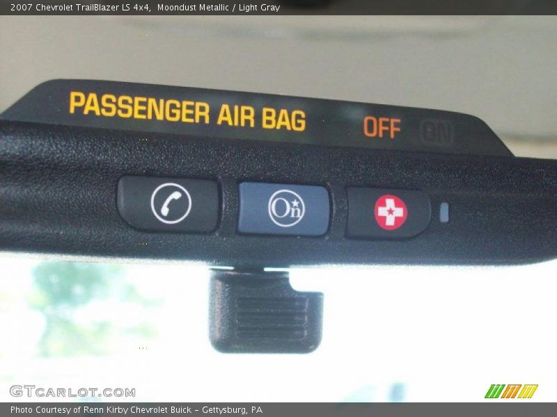 Moondust Metallic / Light Gray 2007 Chevrolet TrailBlazer LS 4x4