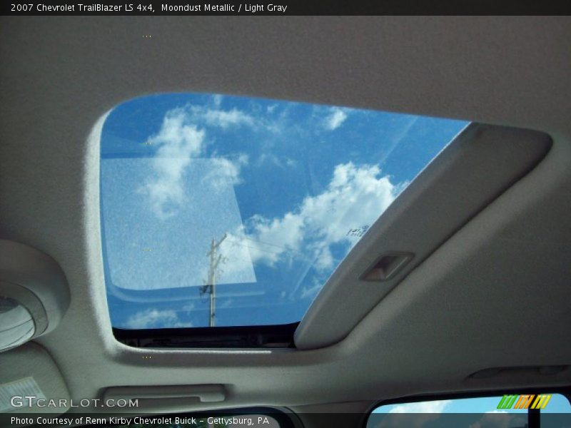 Moondust Metallic / Light Gray 2007 Chevrolet TrailBlazer LS 4x4