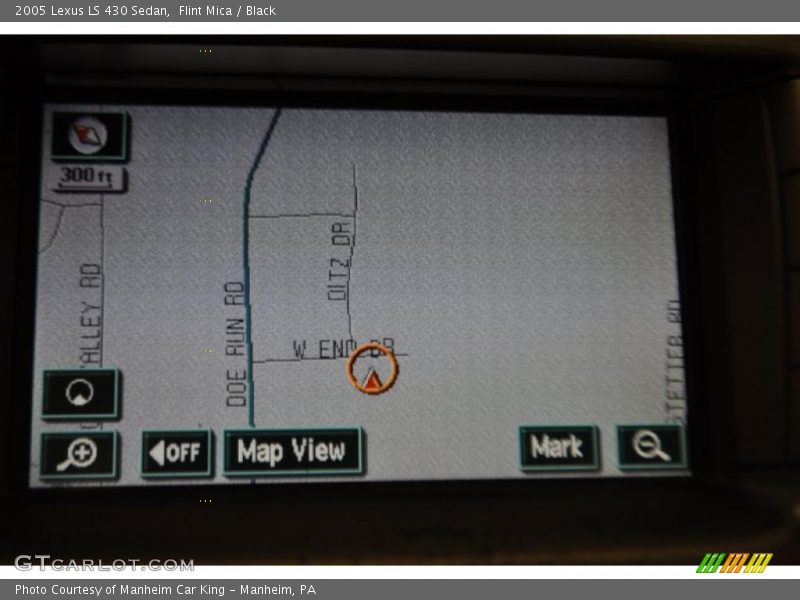 Flint Mica / Black 2005 Lexus LS 430 Sedan