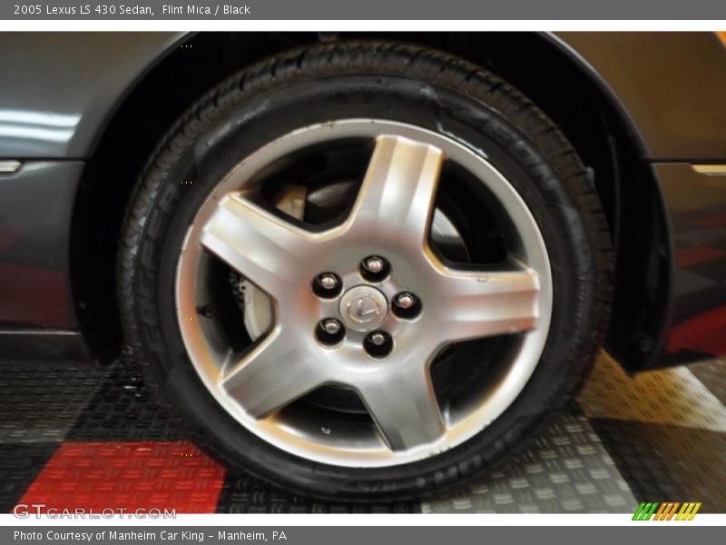 Flint Mica / Black 2005 Lexus LS 430 Sedan