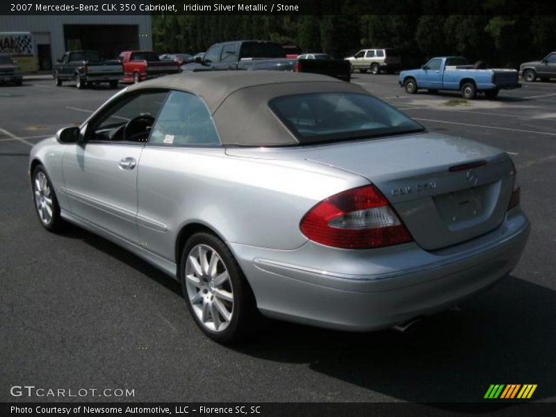 Iridium Silver Metallic / Stone 2007 Mercedes-Benz CLK 350 Cabriolet
