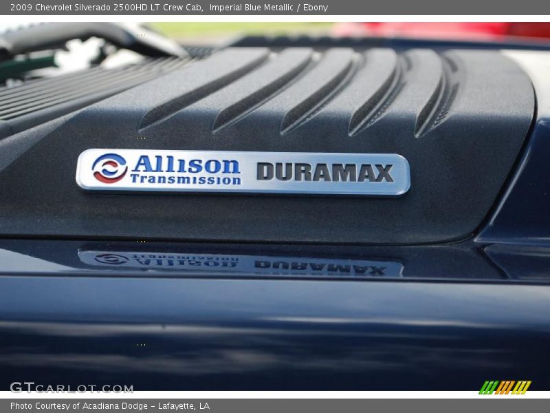 Imperial Blue Metallic / Ebony 2009 Chevrolet Silverado 2500HD LT Crew Cab