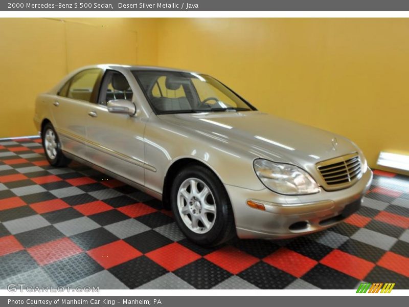 Desert Silver Metallic / Java 2000 Mercedes-Benz S 500 Sedan