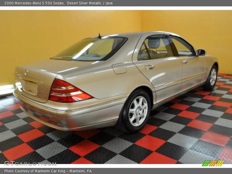 Desert Silver Metallic / Java 2000 Mercedes-Benz S 500 Sedan