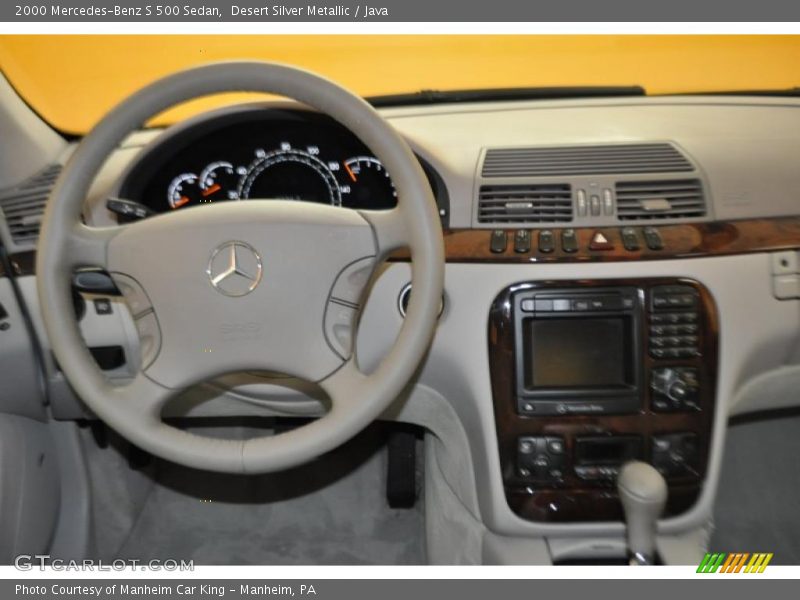 Desert Silver Metallic / Java 2000 Mercedes-Benz S 500 Sedan