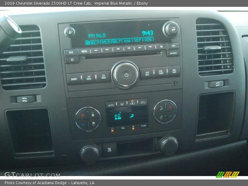 Imperial Blue Metallic / Ebony 2009 Chevrolet Silverado 2500HD LT Crew Cab