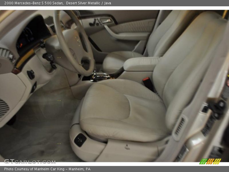 Desert Silver Metallic / Java 2000 Mercedes-Benz S 500 Sedan